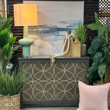 Load image into Gallery viewer, Grey/Gold Screen Console

