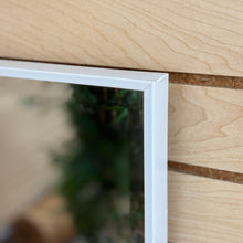 Load image into Gallery viewer, White Beveled Mirror
