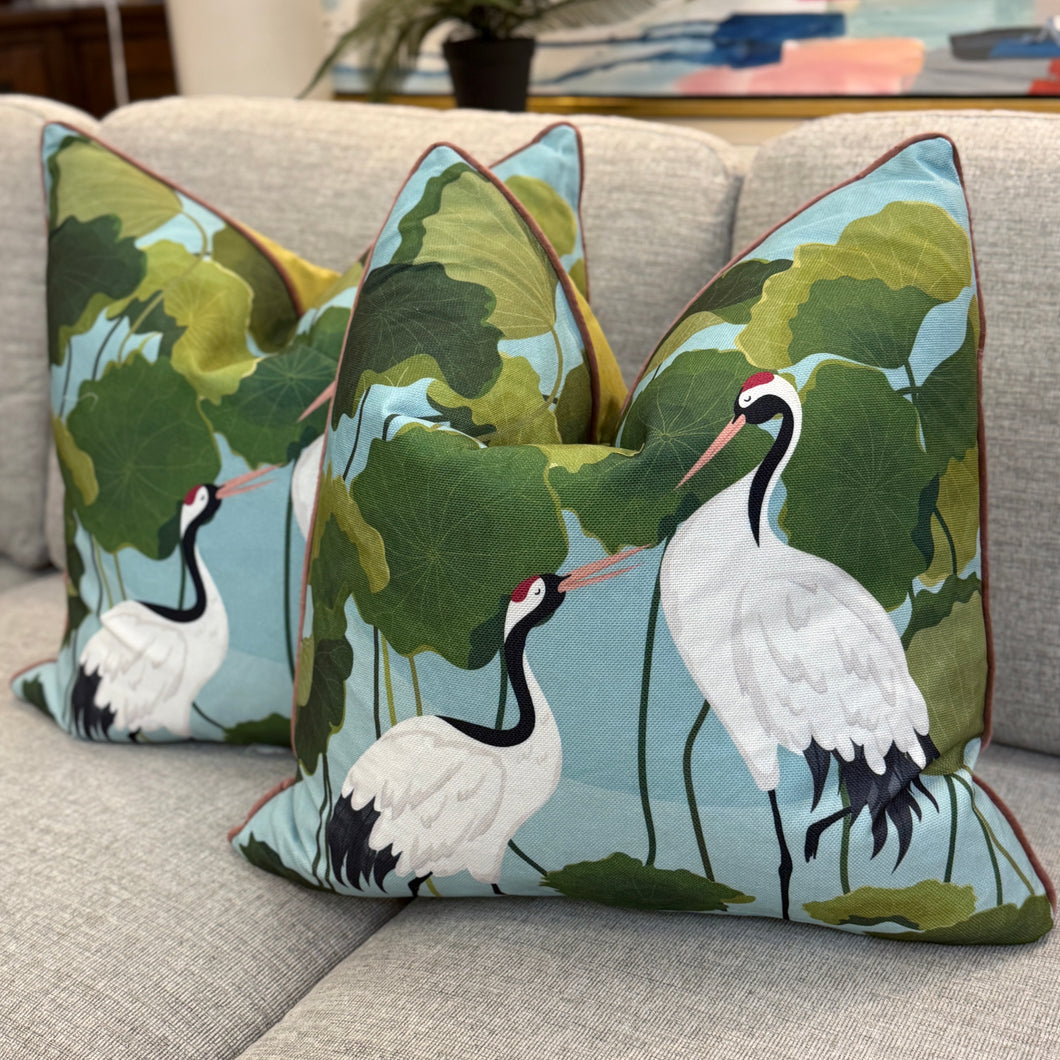 Crane Down Pillow