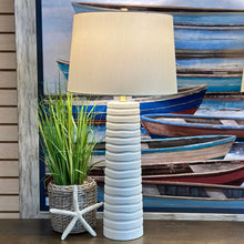 Load image into Gallery viewer, Tall White Segment Lamp

