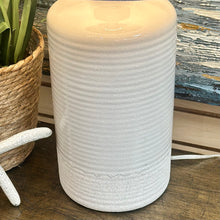 Load image into Gallery viewer, Ridged White Lamp
