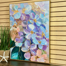 Load image into Gallery viewer, Purple Flowers Art
