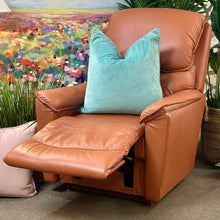 Load image into Gallery viewer, La-Z-Boy Orange Leather Recliner
