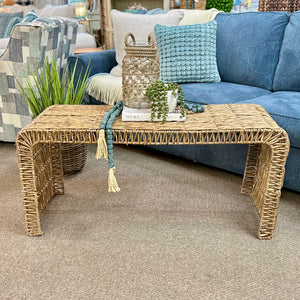 Woven Seagrass Coffee Table