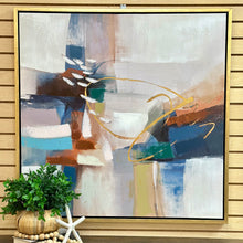 Load image into Gallery viewer, Warm Tone Framed Abstract
