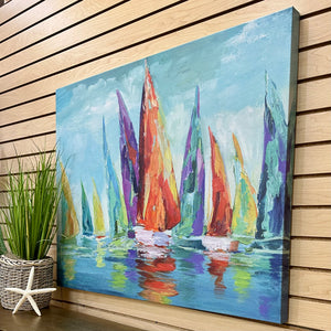 Vibrant Sailboats