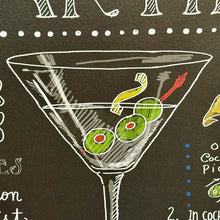 Load image into Gallery viewer, Martini Canvas Art
