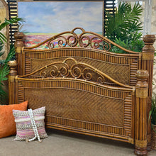 Load image into Gallery viewer, Rattan King Bed
