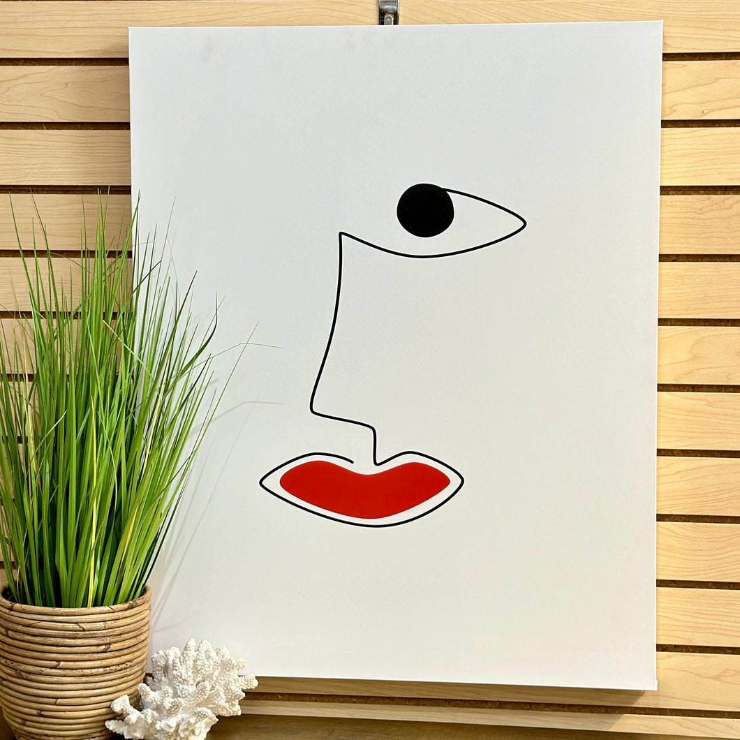 Face Abstract Canvas