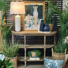 Load image into Gallery viewer, Demilune Wooden Console
