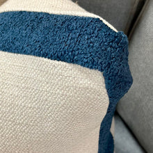 Load image into Gallery viewer, Navy/Ivory Down Pillow
