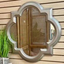 Load image into Gallery viewer, Champagne Quatrefoil Mirror
