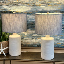 Load image into Gallery viewer, Ridged White Lamp
