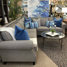 Load image into Gallery viewer, 2PC Grey Sectional w/ Nailheads
