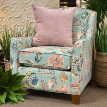 Load image into Gallery viewer, Aqua Sea-Life Accent Chair
