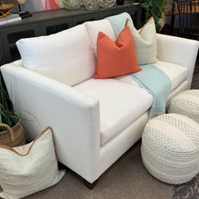 Load image into Gallery viewer, 66" White Loveseat
