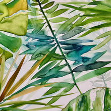 Load image into Gallery viewer, Green/Red Tropical Leaves I
