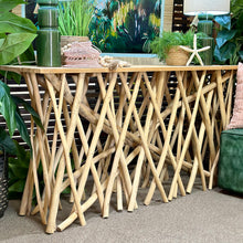 Load image into Gallery viewer, Teak Wood Branches Console
