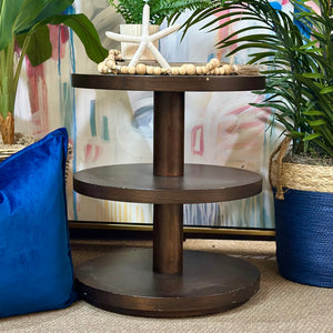 Round 3-Tier Side Table