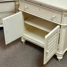 Load image into Gallery viewer, Paula Deen Shutter Door Nighstand Retails $800+
