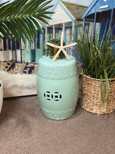 Load image into Gallery viewer, Light Blue Garden Stool
