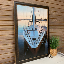 Load image into Gallery viewer, Framed Sailboat Art
