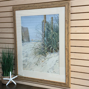 Framed Beach Path Art