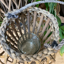 Load image into Gallery viewer, Med Rattan Lantern

