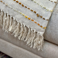 Load image into Gallery viewer, Beige/Yellow/Taupe Throw
