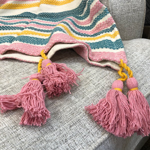 Pink Multi Throw