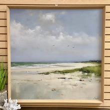Load image into Gallery viewer, Framed Shore Under Clouds Art
