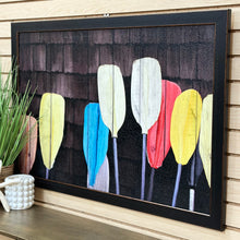 Load image into Gallery viewer, Textured Framed Paddle Art
