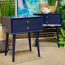 Load image into Gallery viewer, &#39;Canterbury&#39; Blue Side Table
