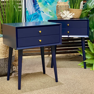 'Canterbury' Blue Side Table