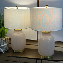 Load image into Gallery viewer, Pale Pink Ceramic Lamp
