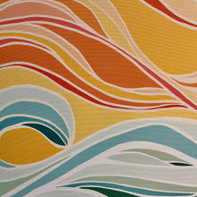 Load image into Gallery viewer, Colorful Wave Abstract Art

