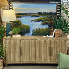 Load image into Gallery viewer, 4DR Fluted Wood Cabinet
