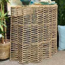 Load image into Gallery viewer, Seagrass Demilune Console
