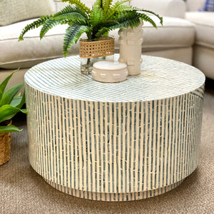 Round Capiz Coffee Table