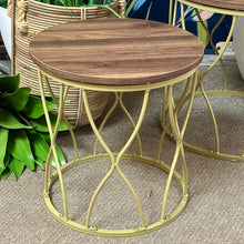 Load image into Gallery viewer, Set/2 Round Nesting Tables
