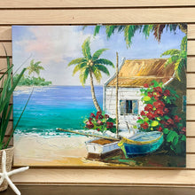 Load image into Gallery viewer, Tropical Cottage Canvas
