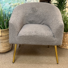 Load image into Gallery viewer, Grey Boucle Chair
