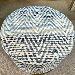 Woven Denim Stool