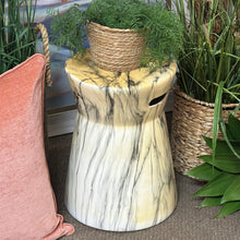 Load image into Gallery viewer, Marble-Look Garden Stool
