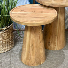 Load image into Gallery viewer, SM Round Wooden Side Table
