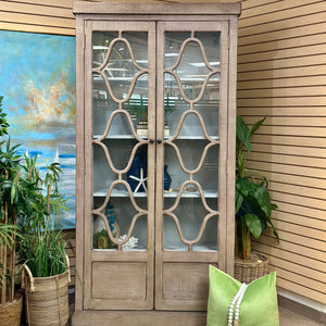 Tall Wood Cabinet