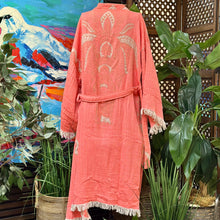 Load image into Gallery viewer, Coral Jungle Kimono
