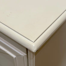 Load image into Gallery viewer, White USB Side Table

