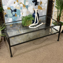 Load image into Gallery viewer, Iron &amp; Glass Coffee Table
