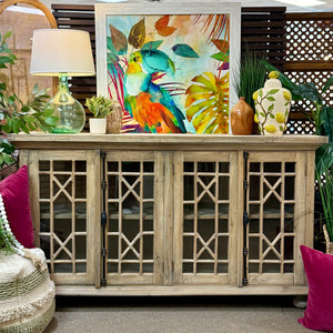 4DR Solid Wood Cabinet